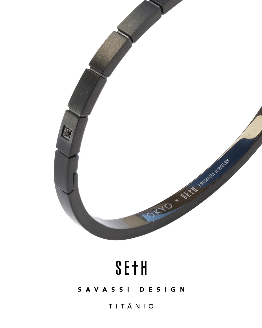 Bracelete Tokyo Titânio Preto - Image 3
