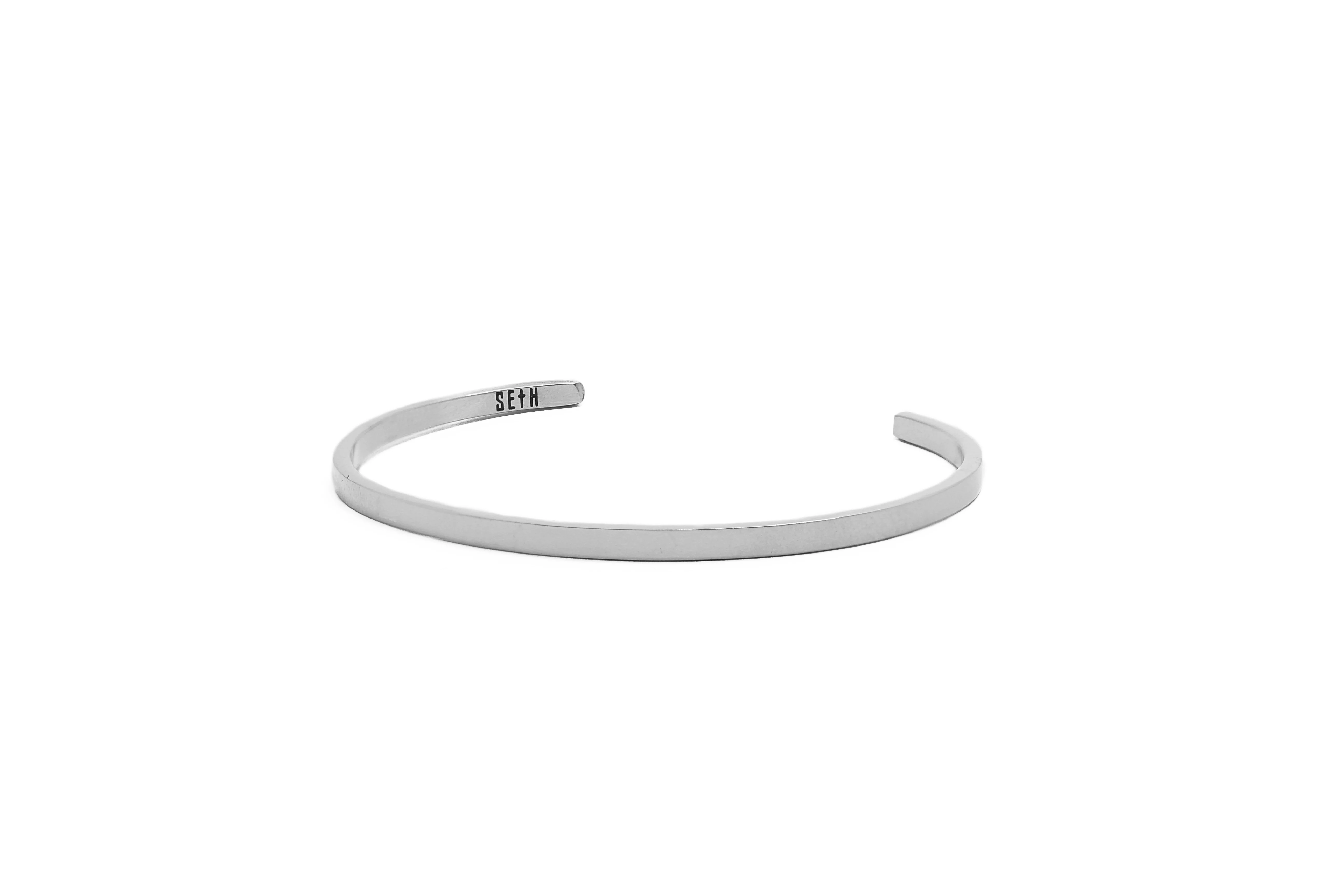 Bracelete Titânio Friendship Prata 3mm - Image 22