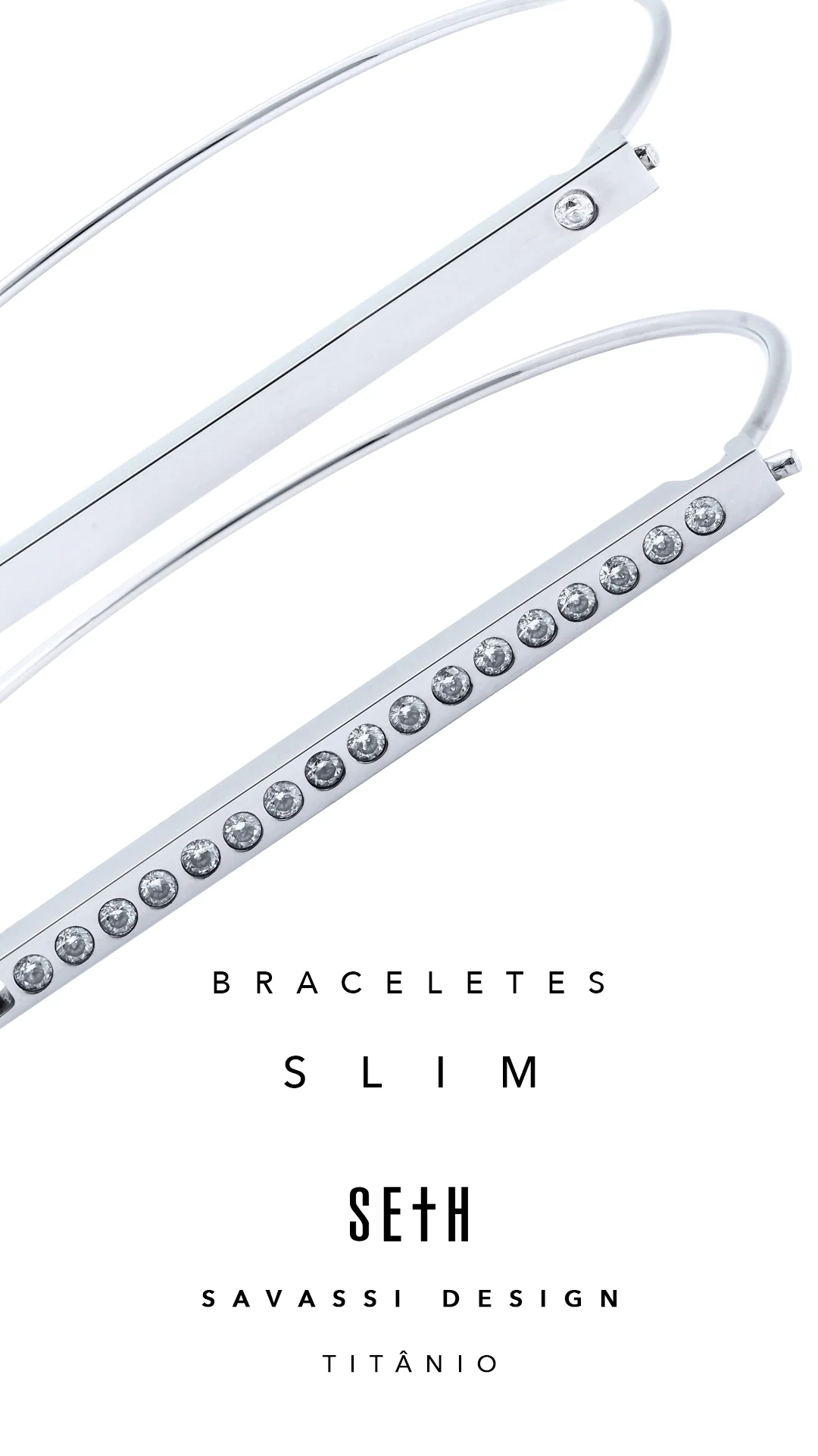 Bracelete Haia Titânio Prata - Image 2