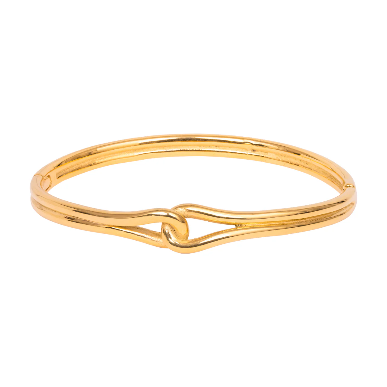 Bracelete Ravena Titânio Ouro Brilho