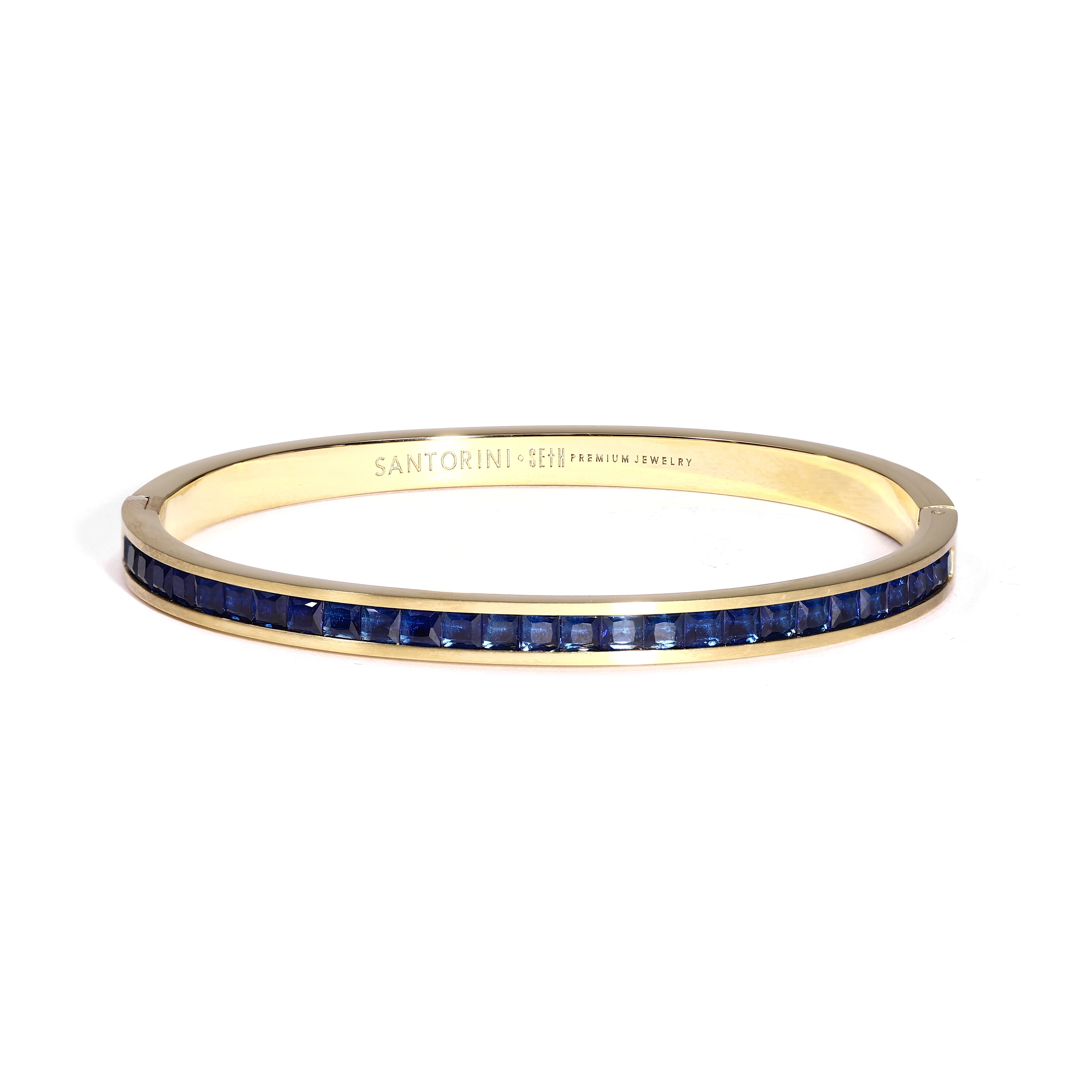 Bracelete Santorini Titânio Dourado