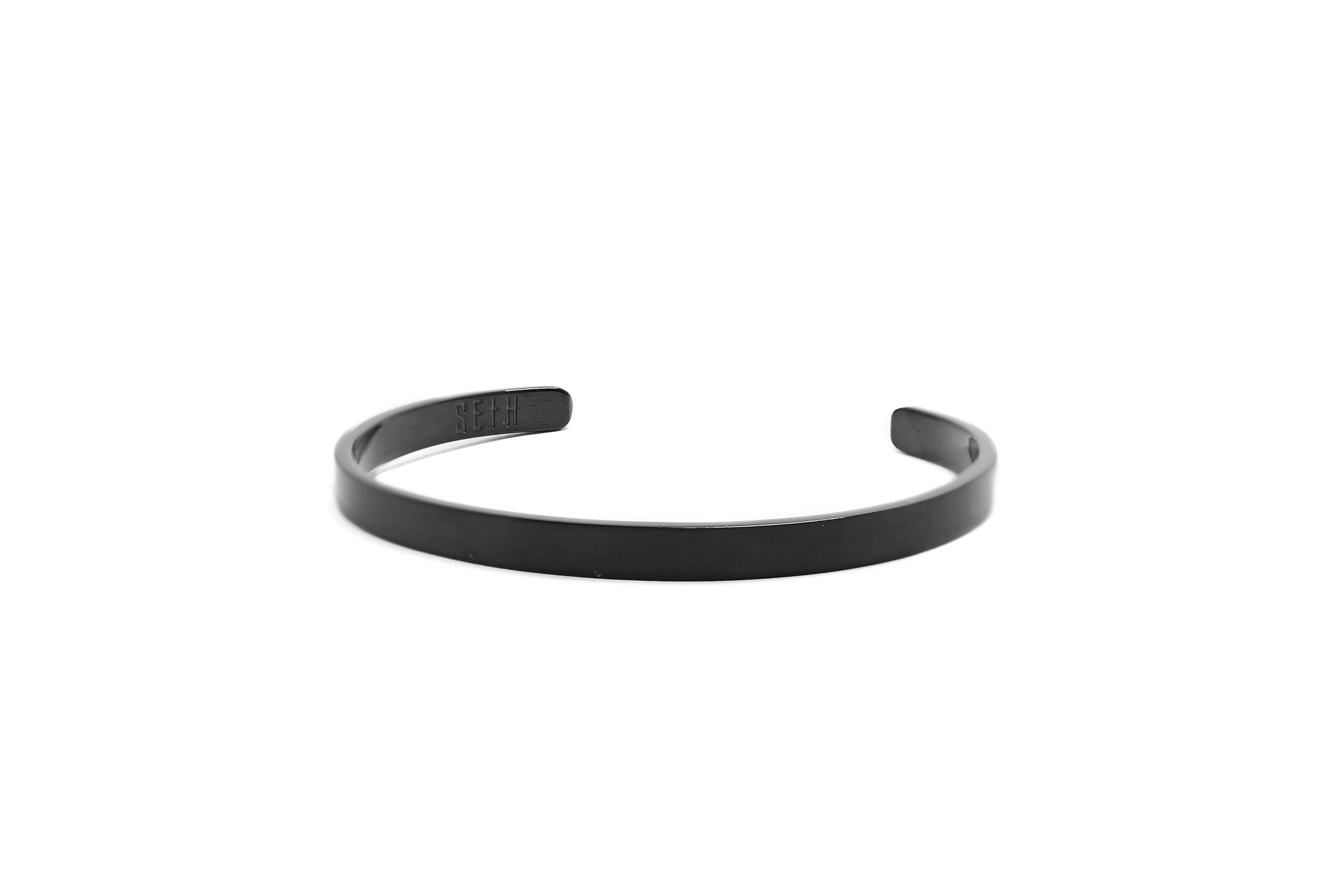 Bracelete Titânio Friendship Preto 5mm - Image 6