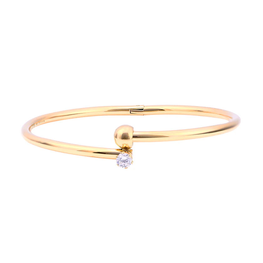 Bracelete Los Angeles Titânio Dourado