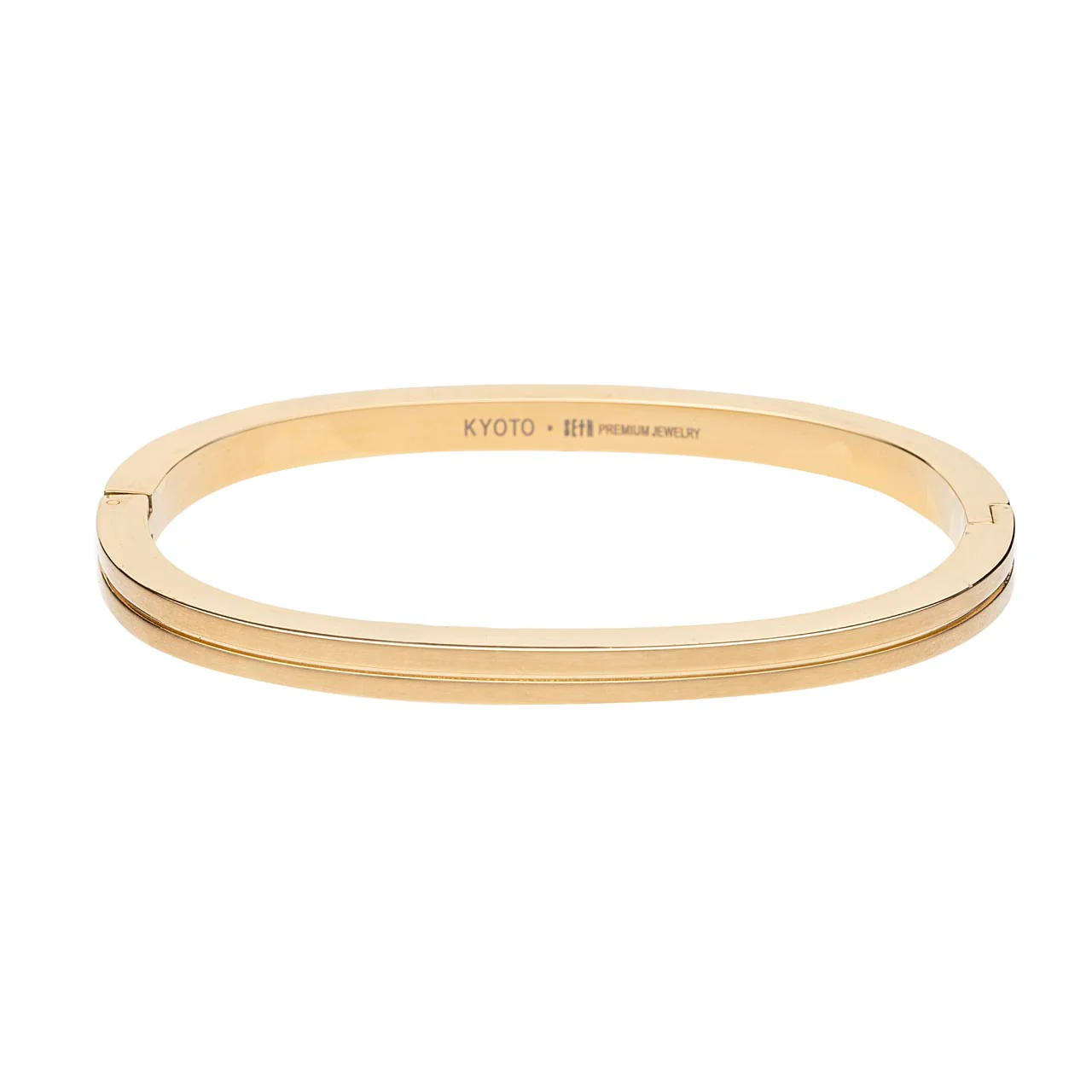 Bracelete Kyoto Bold Titânio Dourado