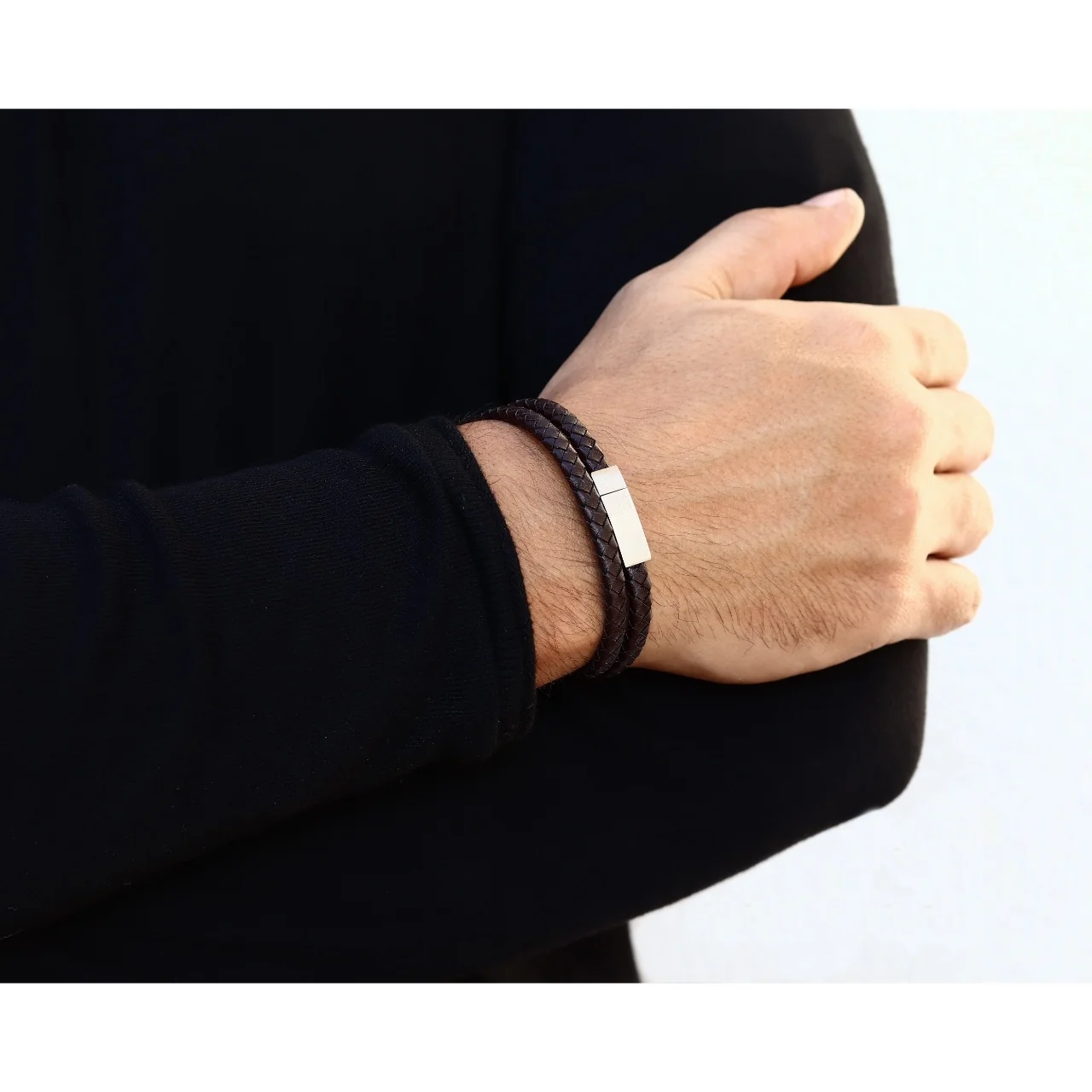 Pulseira de Couro Genuíno Feel - Image 3