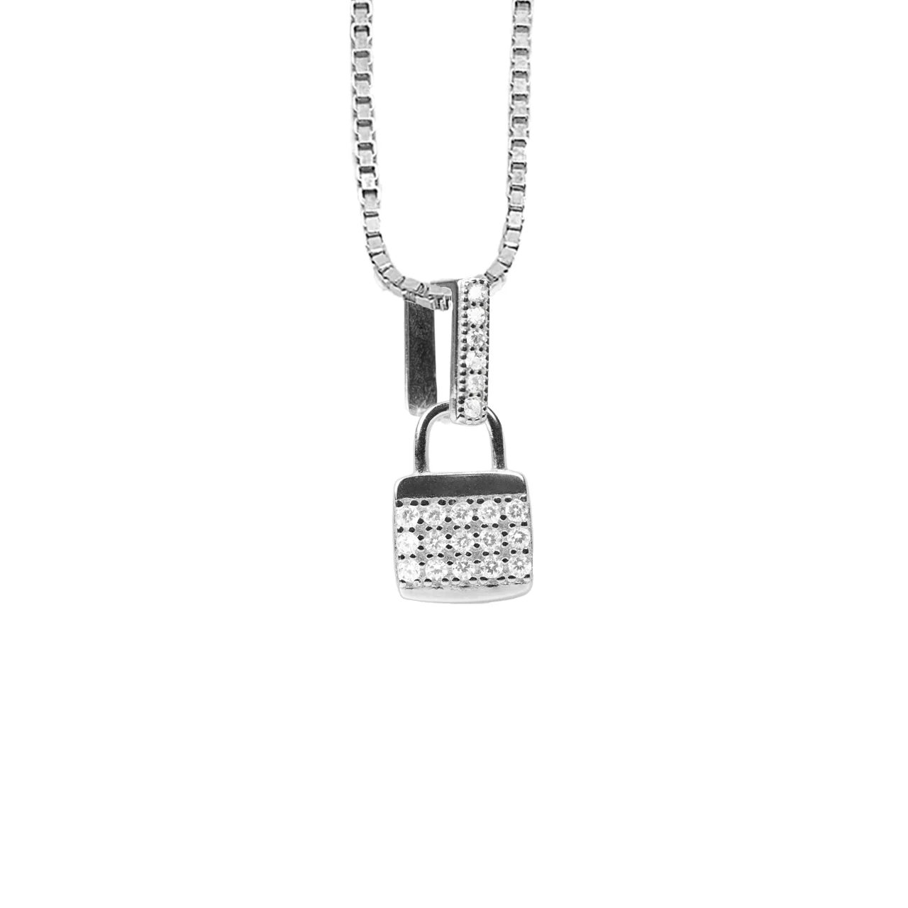 Pingente Lock II Prata 925 - Image 2