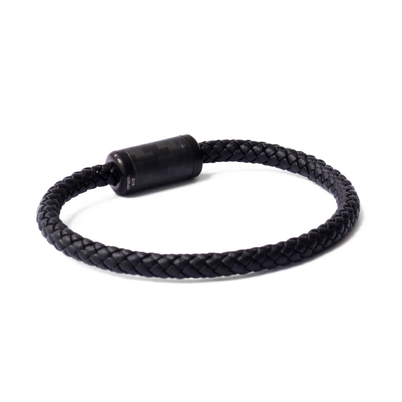 Pulseira de Couro Italiano Carbon - Image 3