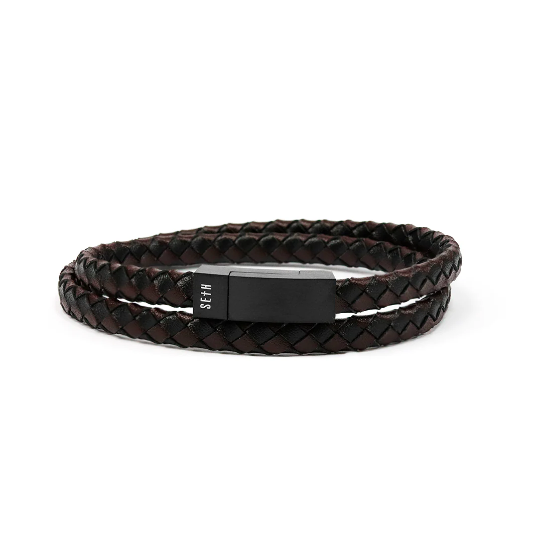 Pulseira de Couro Genuíno Feel