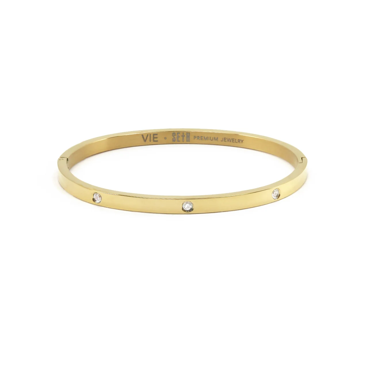 Bracelete Vie Titânio Dourado